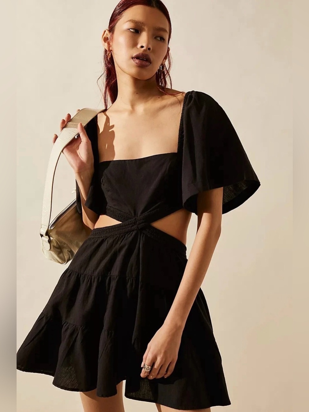 Free People Cross of Sunlight Mini Dress